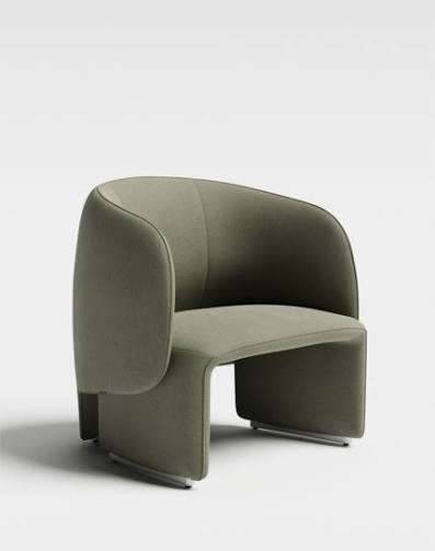 Cove Curved Armchair